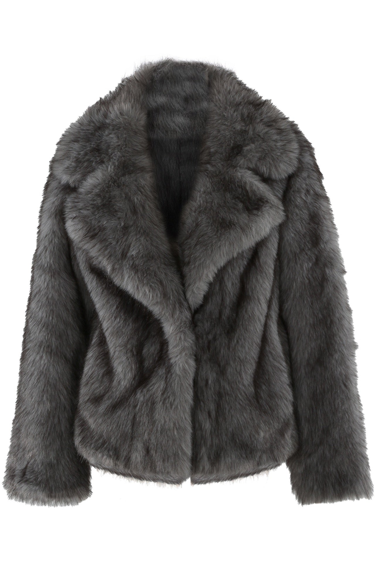 Grár pels fallegur pels jól mjúkur www.demetra.is