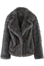 Load image into Gallery viewer, Grár pels fallegur pels jól mjúkur www.demetra.is
